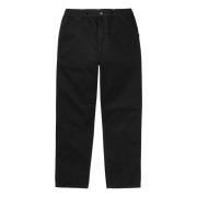 Carhartt Wip Svarta arbetsbyxor Single Knee Pant Black, Herr