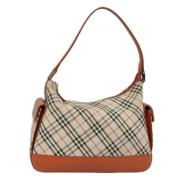 Burberry Vintage Pre-owned Canvas axelremsvskor Orange, Dam