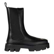 Misbhv Svart Chelsea Boot - Hög läder Black, Herr