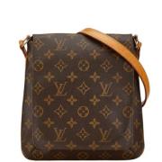 Louis Vuitton Vintage Pre-owned Tyg louis-vuitton-vskor Brown, Dam