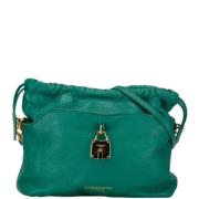 Burberry Vintage Pre-owned Laeder axelremsvskor Green, Dam