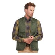 Barbour Quiltad Dragkedja-In Foder Väst Green, Herr