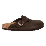 Birkenstock Mocca Mocka Sandal - Boston Stil Brown, Herr