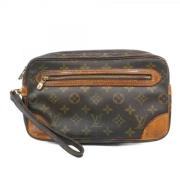 Louis Vuitton Vintage Pre-owned Tyg louis-vuitton-vskor Brown, Dam