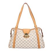 Louis Vuitton Vintage Pre-owned Tyg louis-vuitton-vskor White, Dam