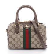 Gucci Vintage Pre-owned Canvas gucci-vskor Beige, Dam