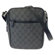 Gucci Vintage Pre-owned Canvas crossbodyvskor Gray, Herr