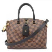 Louis Vuitton Vintage Pre-owned Tyg handvskor Brown, Dam