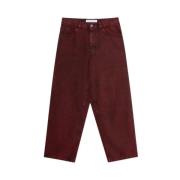 Polar Skate Co. Premium Denimbyxor med YKK Dragkedja Red, Herr