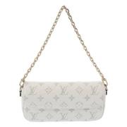 Louis Vuitton Vintage Pre-owned Laeder axelremsvskor White, Dam