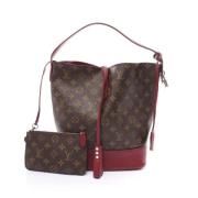 Louis Vuitton Vintage Pre-owned Canvas handvskor Red, Dam