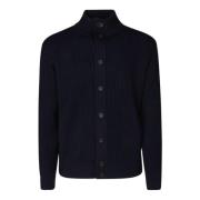 Filippo De Laurentiis Elegant Button Cardigan Blue, Herr