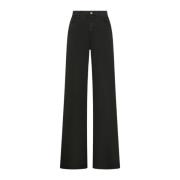 Cycle Bred Ben Flare Jeans Black, Dam