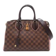 Louis Vuitton Vintage Pre-owned Canvas crossbodyvskor Brown, Dam