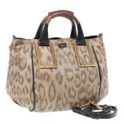 Chloé Pre-owned Pre-owned Laeder handvskor Beige, Dam