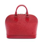 Louis Vuitton Vintage Pre-owned Laeder handvskor Red, Dam