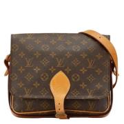 Louis Vuitton Vintage Pre-owned Tyg louis-vuitton-vskor Brown, Dam