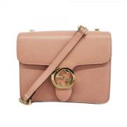 Gucci Vintage Pre-owned Laeder axelremsvskor Pink, Dam