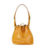 Louis Vuitton Vintage Pre-owned Laeder handvskor Yellow, Dam