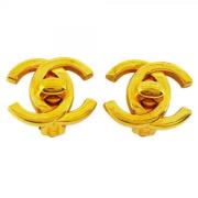 Chanel Vintage Pre-owned Tyg chanel-smycken Yellow, Dam