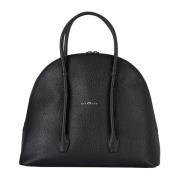 John Richmond Toteväska med styva handtag Black, Dam