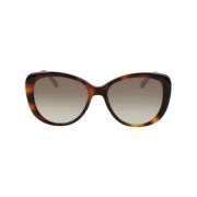 Longchamp Brun Acetat Dam Solglasögon Brown, Dam