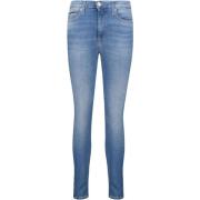 Tommy Hilfiger Sylvia Skinny Jeans Ag1214 Blue, Dam