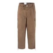 Carhartt Wip Cargo Byxor Brun Wide Leg Brown, Herr