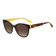 Kate Spade Brun Acetat Dam Solglasögon Brown, Dam