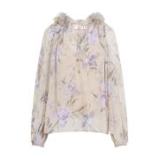 Zimmermann Naturlig Iris Billow Blus Multicolor, Dam