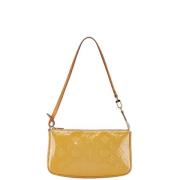 Louis Vuitton Vintage Pre-owned Laeder handvskor Yellow, Dam