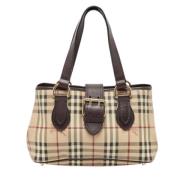 Burberry Vintage Pre-owned Laeder axelremsvskor Brown, Dam