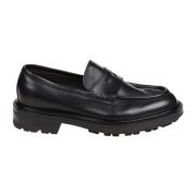 Barrett Klassisk Svart Läderloafer Black, Herr