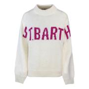 MC2 Saint Barth Alpaca après-ski sweater White, Dam