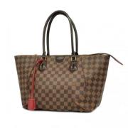 Louis Vuitton Vintage Pre-owned Tyg totevskor Brown, Dam