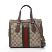 Gucci Vintage Pre-owned Laeder handvskor Beige, Dam