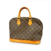 Louis Vuitton Vintage Pre-owned Tyg handvskor Brown, Dam