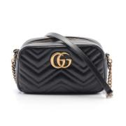 Gucci Vintage Pre-owned Laeder axelremsvskor Black, Dam