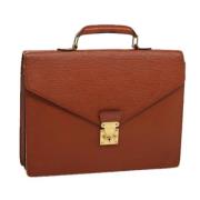 Louis Vuitton Vintage Pre-owned Laeder louis-vuitton-vskor Brown, Dam