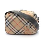 Burberry Vintage Pre-owned Canvas axelremsvskor Multicolor, Dam