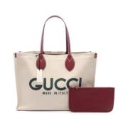 Gucci Vintage Pre-owned Laeder handvskor Beige, Dam