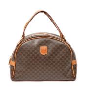 Celine Vintage Pre-owned Canvas handvskor Brown, Dam