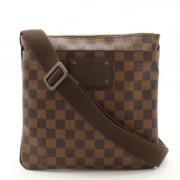 Louis Vuitton Vintage Pre-owned Canvas axelremsvskor Brown, Dam