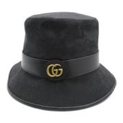 Gucci Vintage Pre-owned Canvas hattar-och-kepsar Black, Herr