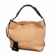 Louis Vuitton Vintage Pre-owned Tyg axelremsvskor Beige, Dam