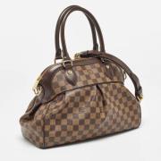 Louis Vuitton Vintage Pre-owned Laeder crossbodyvskor Brown, Dam