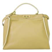 Fendi Vintage Pre-owned Laeder fendi-vskor Beige, Dam