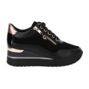 Cinzia Soft Läder Damsneakers Black, Dam