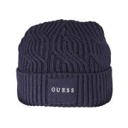 Guess Bl Cotton Cap med Broderi Blue, Unisex