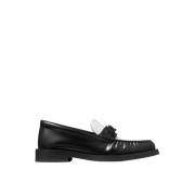 Jimmy Choo Snygga platta läderloafers Black, Dam